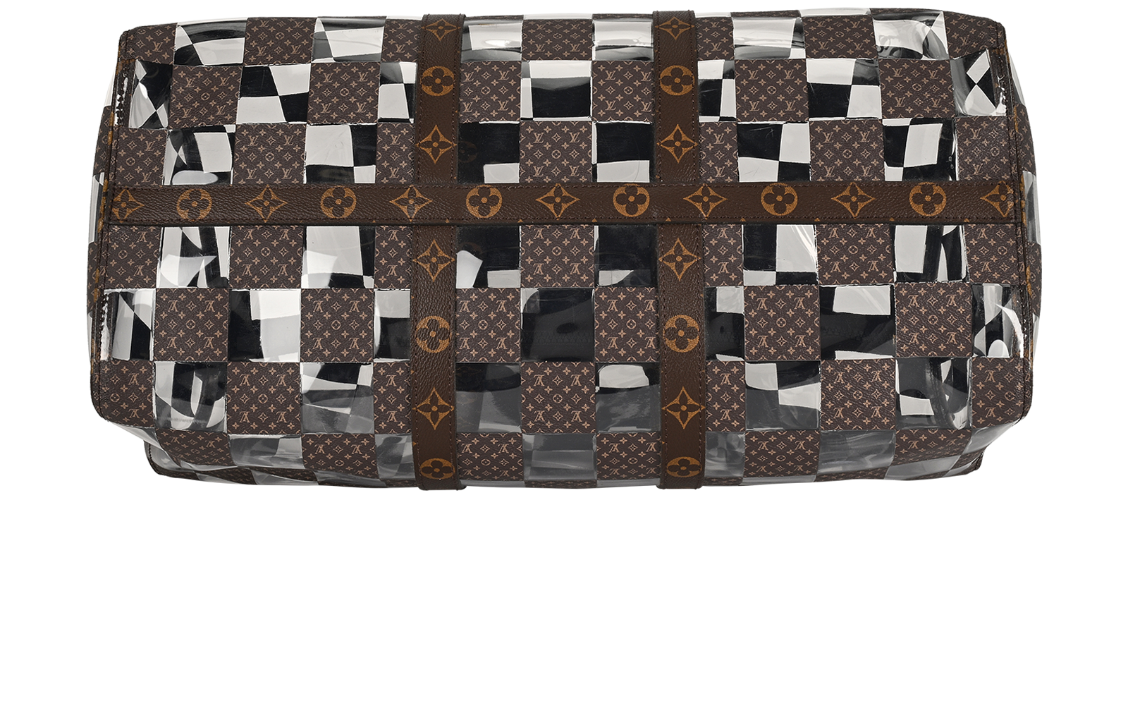 Chess Keepall Bandouliere 50, &pound;1,600, Handbags, Brown, Canvas/PVC, Top view